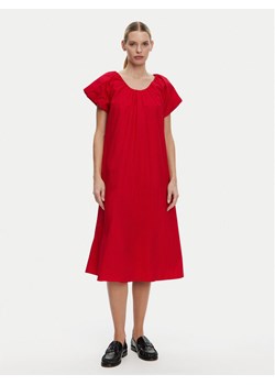 Tommy Hilfiger Sukienka letnia WW0WW44667 Czerwony Relaxed Fit ze sklepu MODIVO w kategorii Sukienki - zdjęcie 181128027