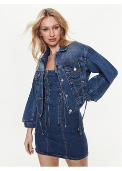 Pinko Kurtka jeansowa 100117 A0GF Granatowy Regular Fit ze sklepu MODIVO w kategorii Kurtki damskie - zdjęcie 181128076