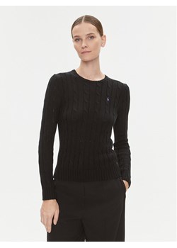 Polo Ralph Lauren Sweter 211891640011 Czarny Regular Fit ze sklepu MODIVO w kategorii Swetry damskie - zdjęcie 181128197