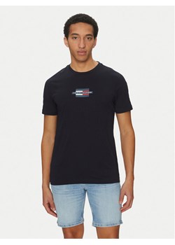 Tommy Hilfiger T-Shirt Flag Box MW0MW38636 Granatowy Regular Fit ze sklepu MODIVO w kategorii T-shirty męskie - zdjęcie 181128369