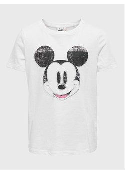 Kids ONLY T-Shirt MICKEY MOUSE 15271015 Biały Boxy Fit ze sklepu MODIVO w kategorii T-shirty chłopięce - zdjęcie 181128415