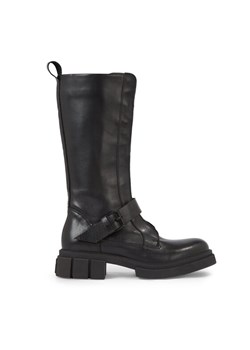 Tommy Hilfiger Kozaki Cool Monochromatic Bikerboot FW0FW07338 Czarny ze sklepu MODIVO w kategorii Kozaki damskie - zdjęcie 181128455