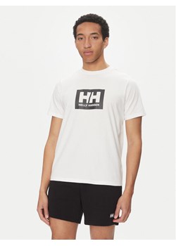Helly Hansen T-Shirt Box 54597 Biały Regular Fit ze sklepu MODIVO w kategorii T-shirty męskie - zdjęcie 181128458