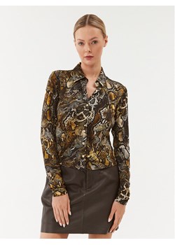 Just Cavalli Bluzka 75PAL228 Żółty Slim Fit ze sklepu MODIVO w kategorii Koszule damskie - zdjęcie 181128489