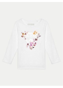 Guess Bluzka K4BI00 J1314 Biały Regular Fit ze sklepu MODIVO w kategorii Bluzki dziewczęce - zdjęcie 181128716