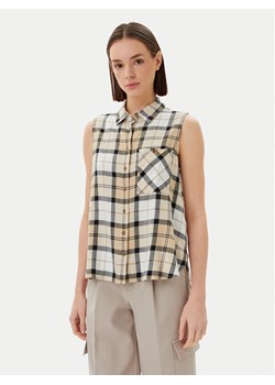 Barbour Koszula LSH1670SN51 Beżowy Regular Fit ze sklepu MODIVO w kategorii Koszule damskie - zdjęcie 181128877