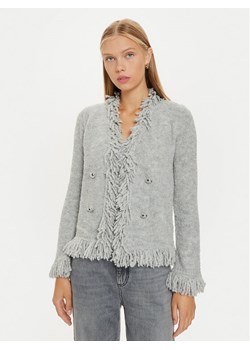 Marella Kardigan Rovo 2423916104 Szary Regular Fit ze sklepu MODIVO w kategorii Swetry damskie - zdjęcie 181128915