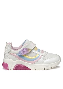 Geox Sneakersy J Fadinlight J55M4A 0KNGN C0653 M Biały ze sklepu MODIVO w kategorii Buty sportowe dziecięce - zdjęcie 181128968