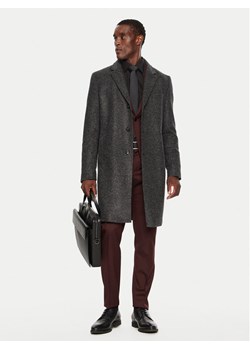 Boss Płaszcz przejściowy H-Hyde 50528132 Czarny Slim Fit ze sklepu MODIVO w kategorii Płaszcze męskie - zdjęcie 181129008