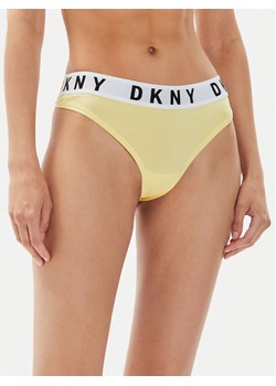 DKNY Stringi DK4529 Żółty ze sklepu MODIVO w kategorii Majtki damskie - zdjęcie 181129009