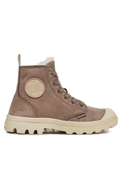 Palladium Trapery Pampa Hi Zip Wl 95982-212-M Brązowy ze sklepu MODIVO w kategorii Workery damskie - zdjęcie 181129125
