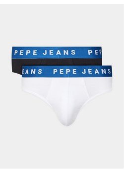 Pepe Jeans Slipy Logo Bf Lr 2P PMU10962 Biały ze sklepu MODIVO w kategorii Majtki męskie - zdjęcie 181129136