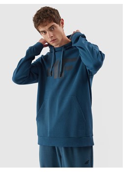 4F Bluza 4FAW23TSWSM694 Granatowy Regular Fit ze sklepu MODIVO w kategorii Bluzy męskie - zdjęcie 181129165