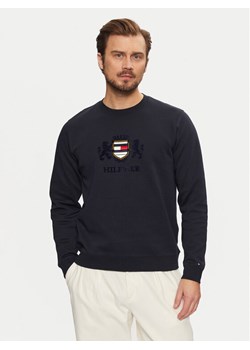 Tommy Hilfiger Bluza Icon MW0MW38349 Granatowy Regular Fit ze sklepu MODIVO w kategorii Bluzy męskie - zdjęcie 181129197