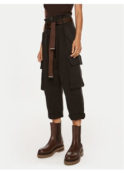 Pinko Spodnie cargo Ronfare 101840 A21C Czarny Regular Fit ze sklepu MODIVO w kategorii Spodnie damskie - zdjęcie 181129285