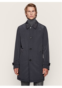 Boss Płaszcz przejściowy Dain 4 50436691 Granatowy Regular Fit ze sklepu MODIVO w kategorii Płaszcze męskie - zdjęcie 181129435