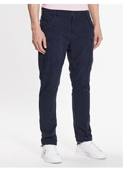 Polo Ralph Lauren Spodnie materiałowe 710877831003 Granatowy Slim Fit ze sklepu MODIVO w kategorii Spodnie męskie - zdjęcie 181129486