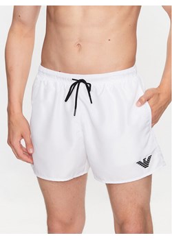 Emporio Armani Underwear Szorty kąpielowe 211752 3R438 00010 Biały Regular Fit ze sklepu MODIVO w kategorii Kąpielówki - zdjęcie 181129628