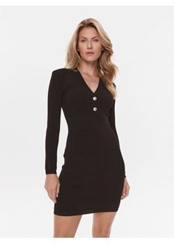 Liu Jo Sukienka dzianinowa MF3381 MA18F Czarny Slim Fit ze sklepu MODIVO w kategorii Sukienki - zdjęcie 181129918