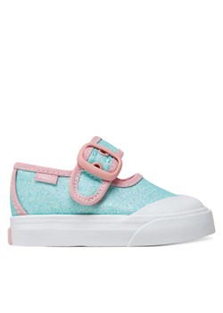 Vans Trampki Mary Jane Pastel Glitter VN000CRY6V61 Niebieski ze sklepu MODIVO w kategorii Trampki dziecięce - zdjęcie 181130038