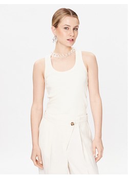 Patrizia Pepe Top 2M4306/J115-W347 Écru Regular Fit ze sklepu MODIVO w kategorii Bluzki damskie - zdjęcie 181130055
