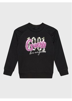 Guess Bluza K3RQ04 KA6V0 Czarny Regular Fit ze sklepu MODIVO w kategorii Bluzy dziewczęce - zdjęcie 181130098