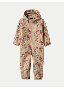 NAME IT Kombinezon softshell Alfa 13232337 Beżowy Regular Fit ze sklepu MODIVO w kategorii Kombinezony i kurtki - zdjęcie 181130109