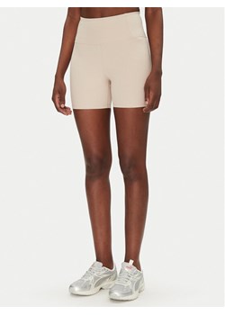 Girlfriend Collective Kolarki Rib Run 4041 Beżowy Slim Fit ze sklepu MODIVO w kategorii Szorty - zdjęcie 181130118