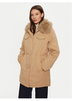 Guess Parka Lucie W4BL45 WGK30 Beżowy Regular Fit ze sklepu MODIVO w kategorii Parki damskie - zdjęcie 181130239