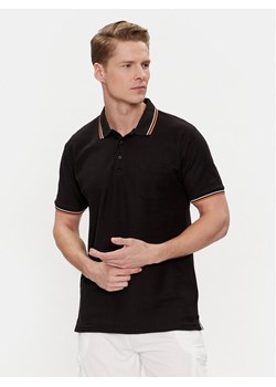 Brave Soul Polo MPS-149COSMO Czarny Straight Fit ze sklepu MODIVO w kategorii T-shirty męskie - zdjęcie 181130248