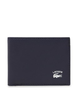 Lacoste Duży Portfel Męski S Billfold NH4014PN Granatowy ze sklepu MODIVO w kategorii Portfele męskie - zdjęcie 181130346