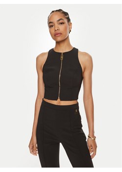 Elisabetta Franchi Top TO-003-46E2 Czarny Slim Fit - id: 0000304208485 - marki Elisabetta Franchi - 181130487 Elisabetta Franchi Top TO-003-46E2 Czarny Slim Fit ze sklepu MODIVO w kategorii Bluzki damskie - zdjęcie 181130487