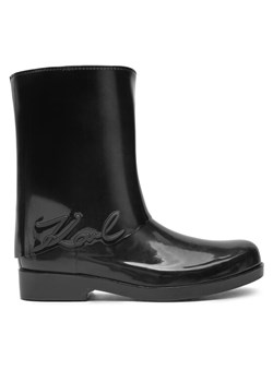 KARL LAGERFELD Kalosze Kalosh KL47064S Czarny ze sklepu MODIVO w kategorii Kalosze damskie - zdjęcie 181130507