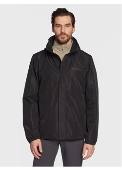 Jack Wolfskin Kurtka przejściowa Stormy Point 1111142 Czarny Regular Fit ze sklepu MODIVO w kategorii Kurtki męskie - zdjęcie 181130585