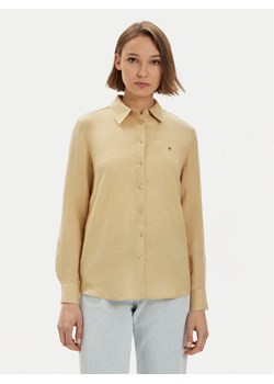 Tommy Hilfiger Koszula WW0WW42037 Beżowy Relaxed Fit ze sklepu MODIVO w kategorii Koszule damskie - zdjęcie 181130665