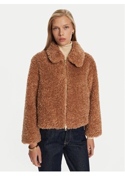 Marella Futro Bello 2423456012 Beżowy Regular Fit ze sklepu MODIVO w kategorii Futra damskie - zdjęcie 181130666