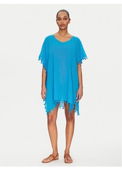 Seafolly Sukienka plażowa Amnesia 52162 Niebieski Regular Fit ze sklepu MODIVO w kategorii Odzież plażowa - zdjęcie 181130669