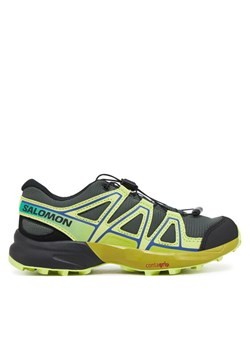 Salomon Trekkingi Speedcross L47733300 Zielony ze sklepu MODIVO w kategorii Buty trekkingowe dziecięce - zdjęcie 181130706