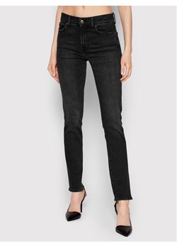 7 For All Mankind Jeansy Roxanne JSWXC320LB Czarny Slim Fit ze sklepu MODIVO w kategorii Jeansy damskie - zdjęcie 181130718