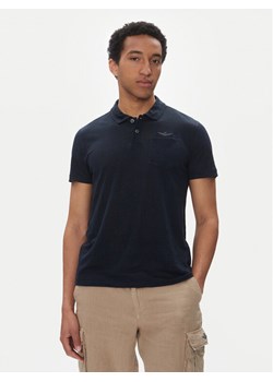 Aeronautica Militare Polo 251PO1855J679 Granatowy Regular Fit ze sklepu MODIVO w kategorii T-shirty męskie - zdjęcie 181130789