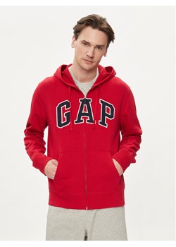 Gap Bluza 868454-03 Czerwony Regular Fit ze sklepu MODIVO w kategorii Bluzy męskie - zdjęcie 181130866