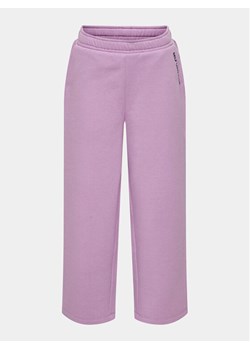 Kids ONLY Spodnie dresowe Ginny 15313528 Fioletowy Wide Leg ze sklepu MODIVO w kategorii Spodnie dziewczęce - zdjęcie 181130887