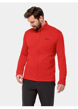 Jack Wolfskin Bluza techniczna Kolbenberg Fz 1710521 Czerwony Regular Fit ze sklepu MODIVO w kategorii Bluzy męskie - zdjęcie 181131026