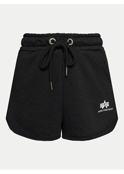 Alpha Industries Szorty sportowe Basic 116054 Czarny Regular Fit ze sklepu MODIVO w kategorii Szorty - zdjęcie 181131028