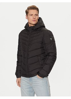 Guess Kurtka przejściowa M5RL45 WCQA2 Czarny Regular Fit ze sklepu MODIVO w kategorii Kurtki męskie - zdjęcie 181131097