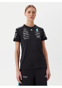 adidas T-Shirt Mercedes - AMG Petronas Formula One Team Driver JW5362 Czarny Regular Fit ze sklepu MODIVO w kategorii Bluzki damskie - zdjęcie 181131119