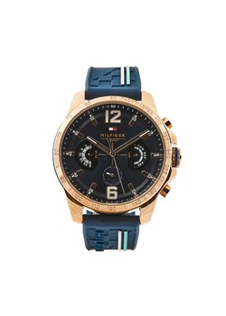 Tommy Hilfiger Zegarek Decker 1791474 Granatowy ze sklepu MODIVO w kategorii Zegarki - zdjęcie 181131138