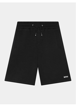 Boss Szorty sportowe J50992 S Czarny Regular Fit ze sklepu MODIVO w kategorii Spodenki chłopięce - zdjęcie 181131207