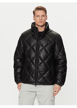HUGO Kurtka z imitacji skóry Borin2441 50524237 Czarny Slim Fit - id: 0000304236969 - marki Hugo Boss - 181131257 HUGO Kurtka z imitacji skóry Borin2441 50524237 Czarny Slim Fit ze sklepu MODIVO w kategorii Kurtki męskie - zdjęcie 181131257