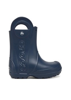 Crocs Kalosze Handle It Rain Boot K 211052 Granatowy ze sklepu MODIVO w kategorii Kalosze dziecięce - zdjęcie 181131266